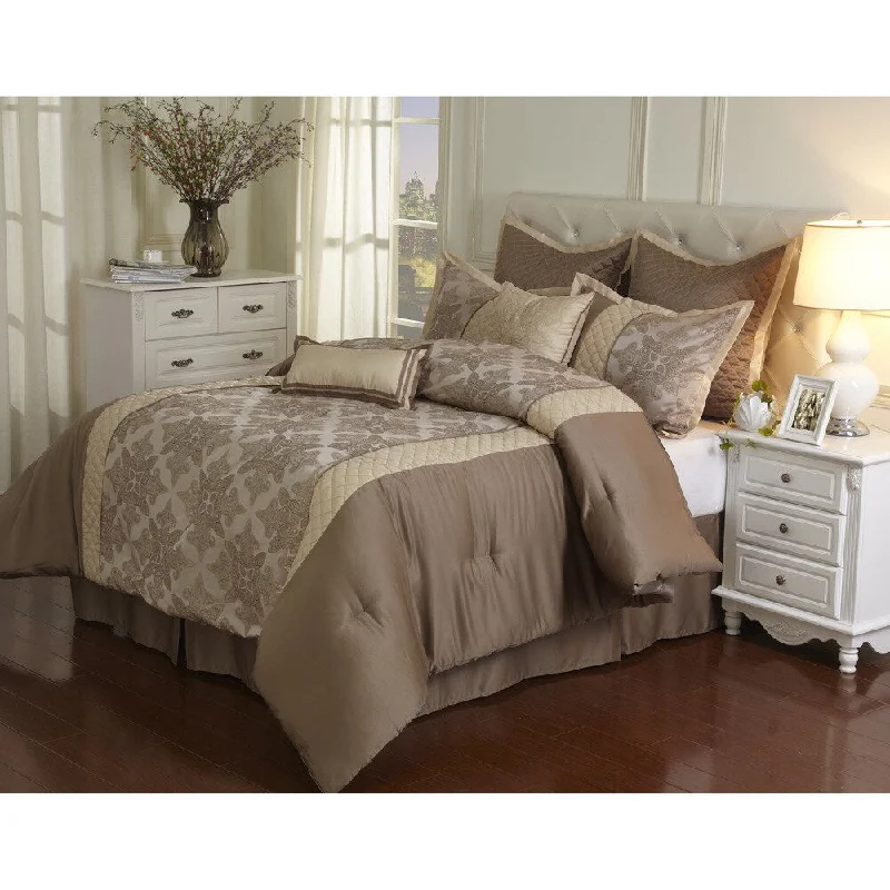 Cotton - filled comforters for a breathable and natural sleep experienceNanshing Fairmount 8-piece Bedding Comforter Set