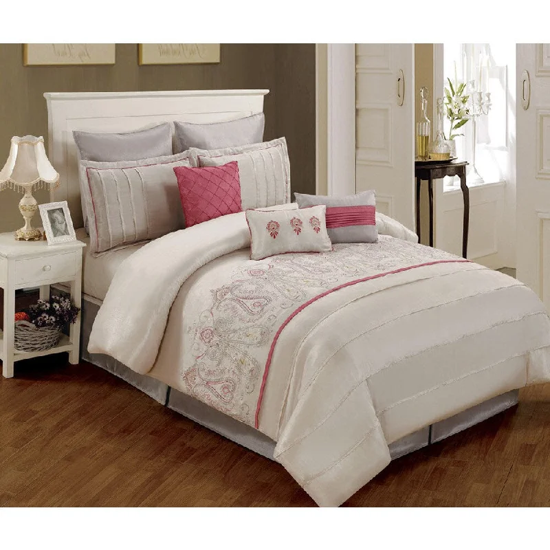 Down - filled comforters for supreme warmth and lightnessPaisley 8-piece Comforter Set