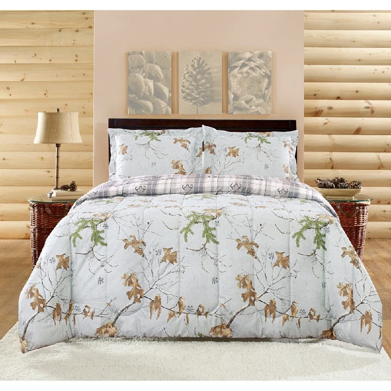 Silk - filled comforters for a luxurious and smooth touchRealtree Xtra Comforter Set, Grey, Camo Size - Full