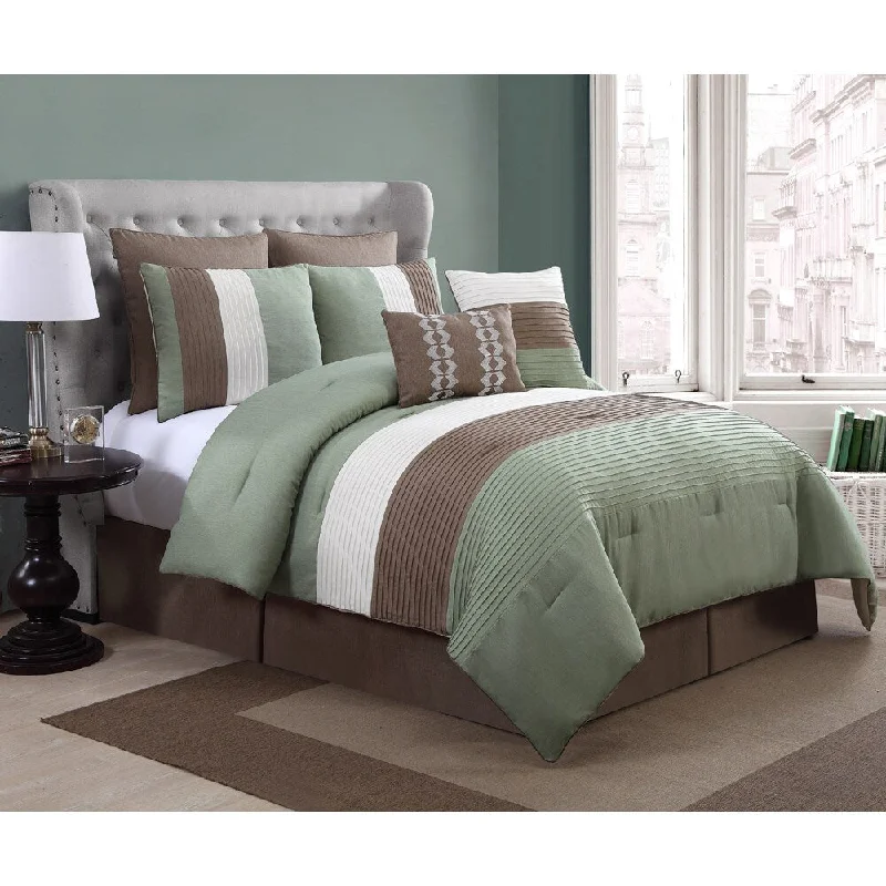 Down - filled comforters for supreme warmth and lightnessReggata Queen Sized 8-Piece Comforter Set