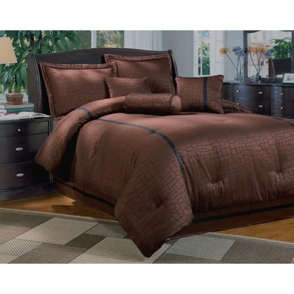 Silk - filled comforters for a luxurious and smooth touchSoho 7-piece Comforter Set