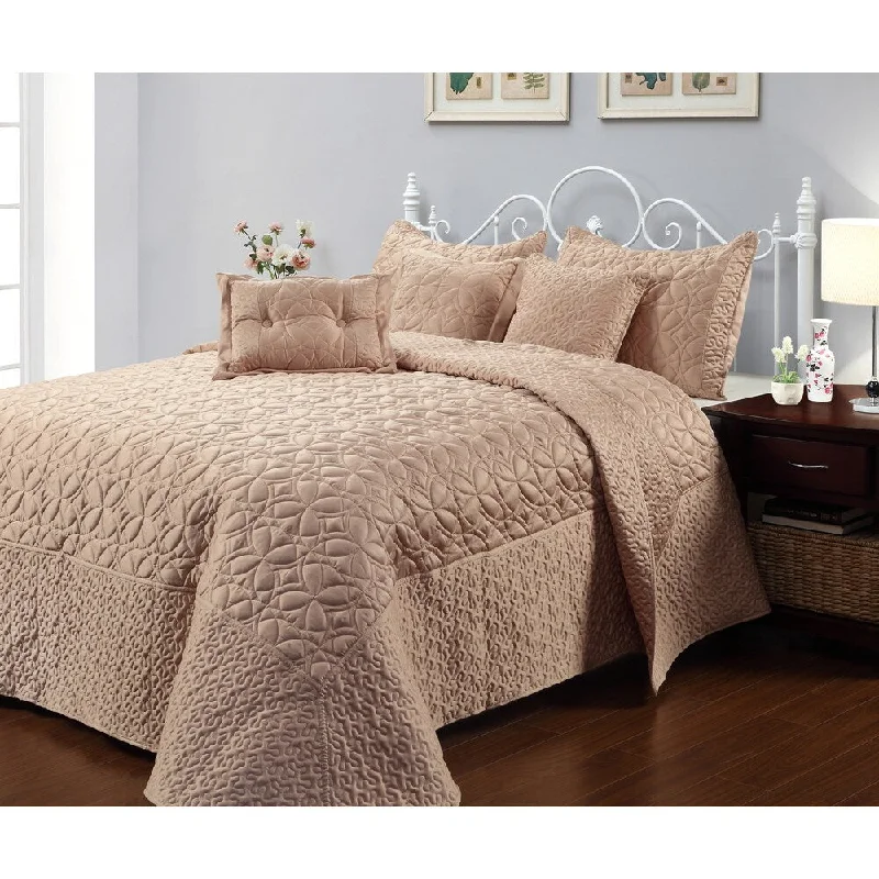 Microfiber - filled comforters that are lightweight and easy to care forSuzette 6-piece Comforter Set