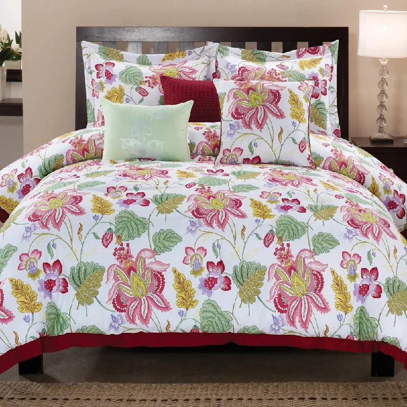 Duck down comforters with a softer feel and good warmth retentionWesterley 6-piece Cotton Comforter Set